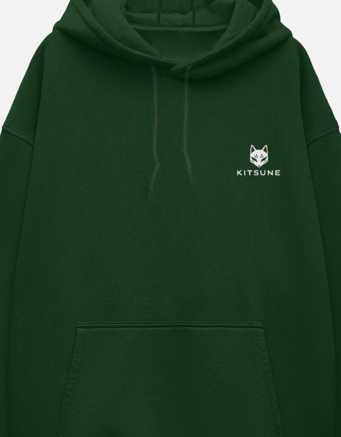 Hoodie Bottle Green