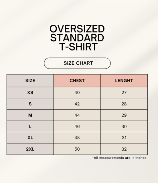 Unisex Oversized Standard T-Shirt