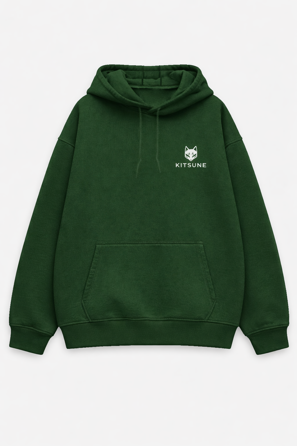 Hoodie Bottle Green
